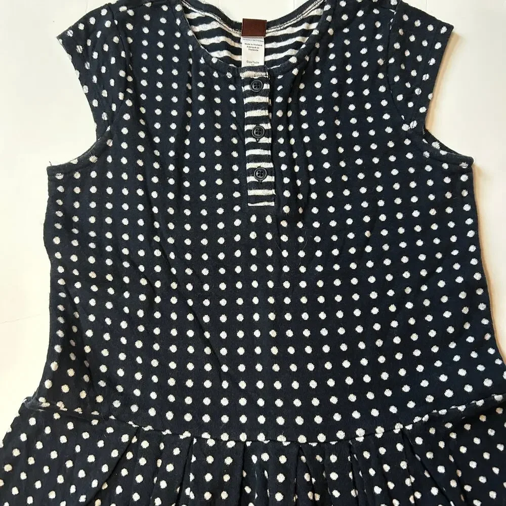 Tea Collection Parma Henley Dress 10Y - Picture 2 of 5